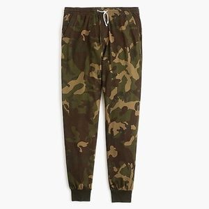 J. Crew Used Jersey Pajama Pant in Camo Size Large